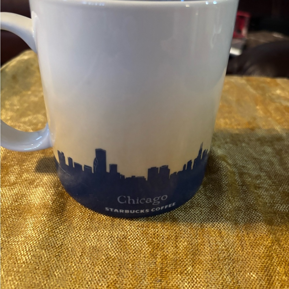 Starbucks Chicago Coffee Mug - White and Blue - Picture 2 of 2